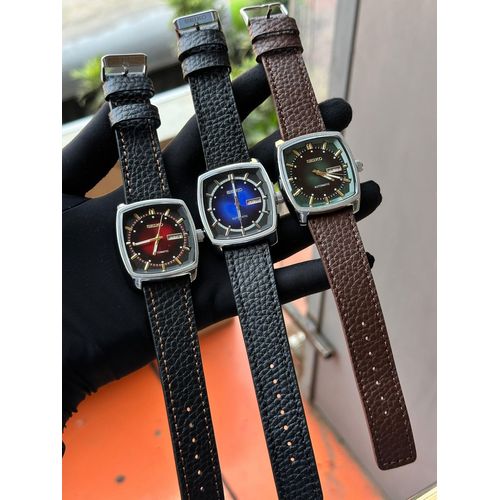 product_image_name-Generic-Luxury SEIKO Automatic Leather Watch – Full Automatic Movement, Day/Date Function-2