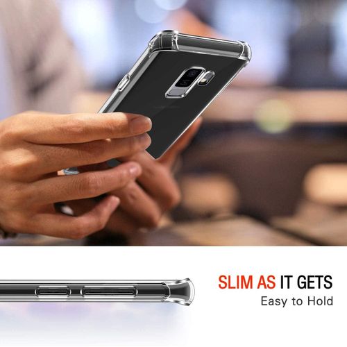 product_image_name-Generic-Transparent Back Cover Clear Thin Case for Samsung Galaxy S9 plus/S9+-Clear case-4