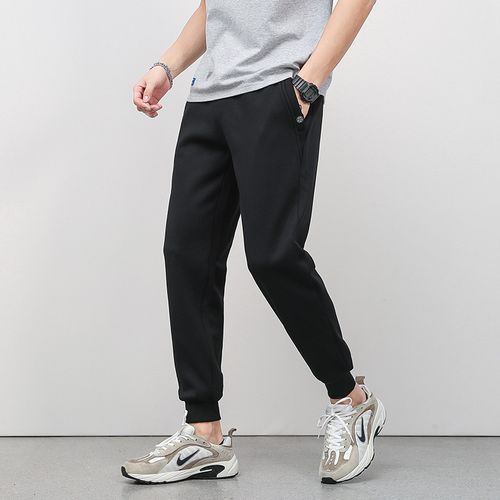 Generic Black Men Casual Sweatpants 2021 Autumn Winter New Fashion Cotton Fleece Sports Pants Men Trend Solid Color Sweatpants Men Size Plus XXM Best Price Online Jumia Kenya