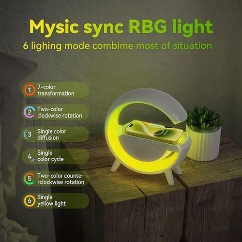 product_image_name-Generic-LED Wireless Charging Speaker With Radio Bluetooth and Wireless Charging-3