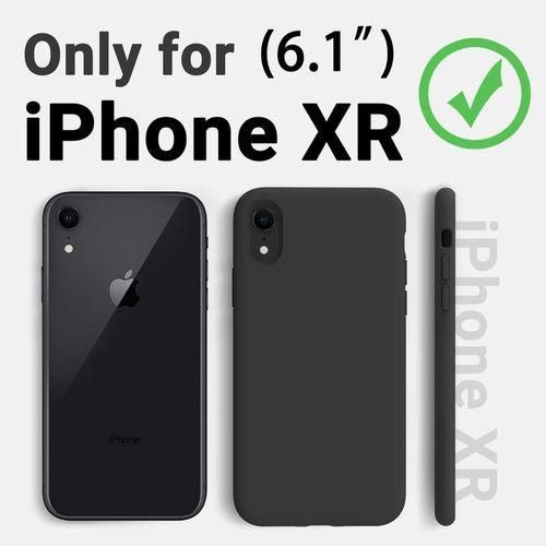 product_image_name-Generic-Apple iPhone XR Real Silicone Case with Inside Microfiber Lining Cover Protective Phone Cover-3