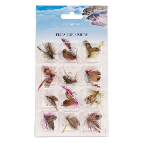 Generic 12pcs Fly Fishing Flies Kit Fly Fishing Lures Assortment