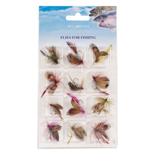 Generic 12pcs Fly Fishing Flies Kit Fly Fishing Lures Assortment Kit @ Best  Price Online