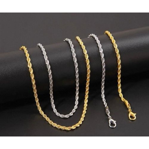 product_image_name-Fashion-Men Rope Chain Silver or Gold -8