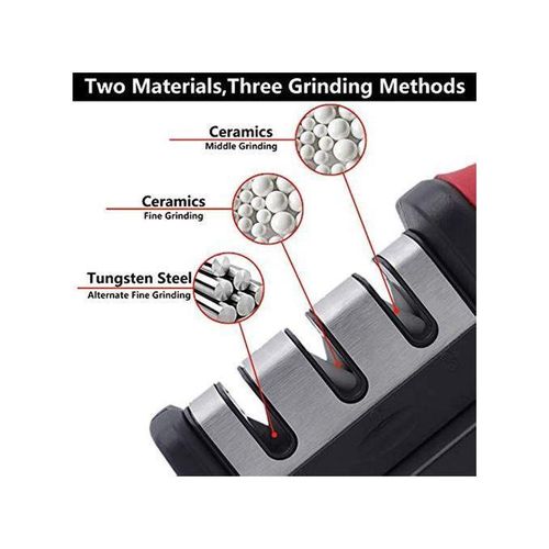 product_image_name-Generic-Knife Sharpeners Kitchen Sharpener Three Stages Black & Red-5