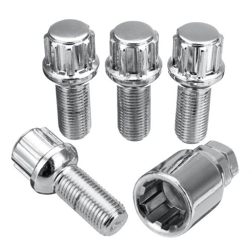Generic 1 Set ALLOY WHEEL LOCKING BOLTS FOR AUDI M14x1.5 RADIUS SECURITY LUG NUTS VW AUDI Silver silver Best Price Online Jumia Kenya