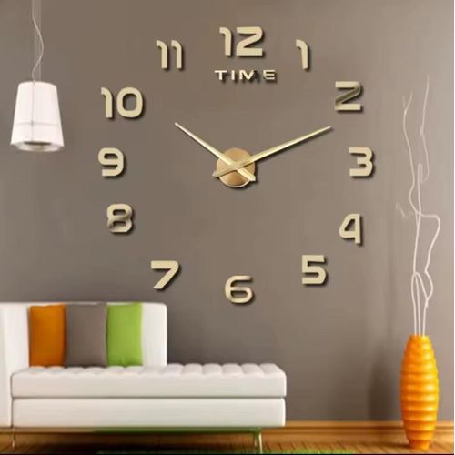 product_image_name-Generic-DIY Stylish Acrylic Wall Clock Stickers – Modern Home Décor-2