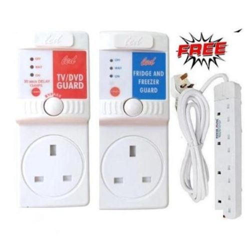 product_image_name-Power King-4 Way Power Extension Cable + TV & Fridge Guard -1