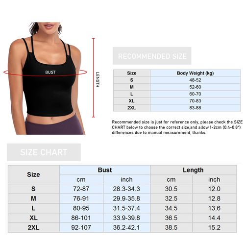 Generic Women 2-in-1 Camisole Sports Bra Removable Pad Criss-cross