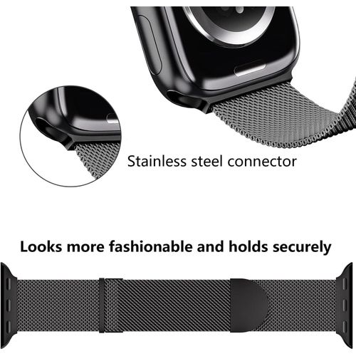 product_image_name-Generic-1 Milanese Loop Stainless Steel Mesh Adjustable Strap band for apple watch(42/44/45/49)mm-Blue-3