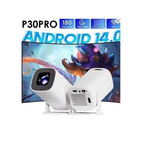 product_image_name-Android-Smart Projector 600 Lumens 4K Dual WiFi Bluetooth 5.0 150 Inch-1