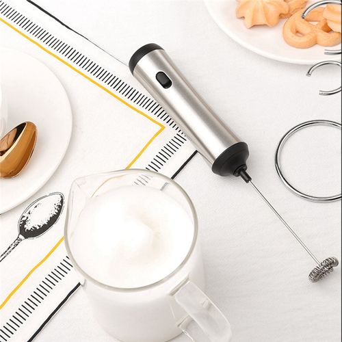 Portable Rechargeable Electric Milk Frother Foam Maker, Handheld