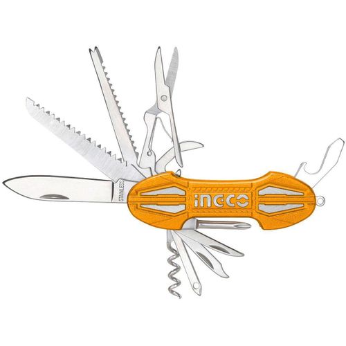product_image_name-Ingco-Multitool Multi-Function Knife 15 Function Folding Pocket Knife Utility Knife Can Opener, Scissors, Bottle Opener, Knife, Screwdriver, Leather Punch, Cork screw-4