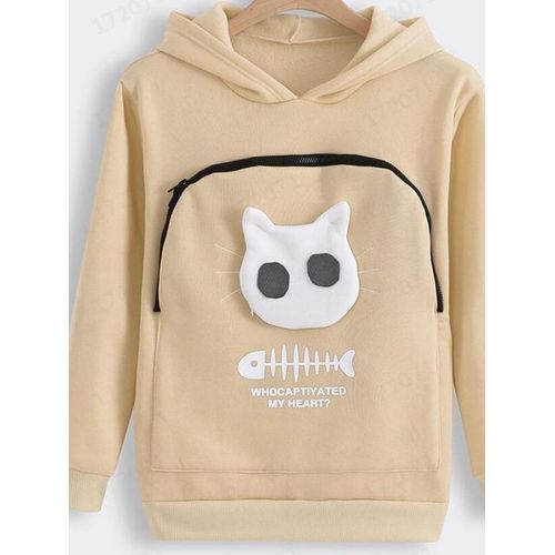 Sweatshirt cat carrier outlet