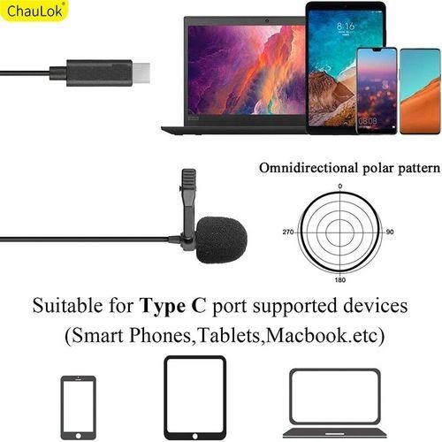 product_image_name-Generic-Type C Lavalier Microphone Lapel Vlogging Kit-7