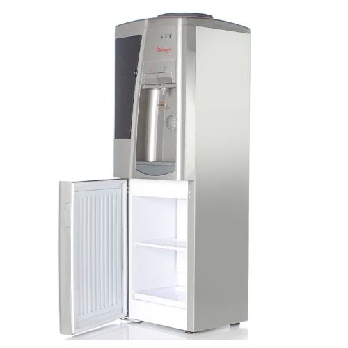 Ramtons RM/357- Hot & Cold Water Dispenser + Fridge – Silver