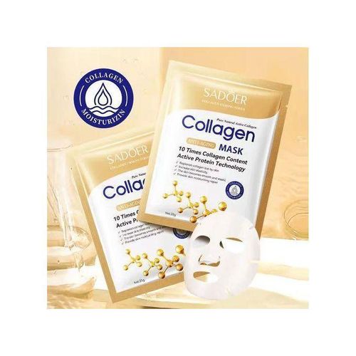product_image_name-SADOER-Quality 3 Pieces Collagen Face Mask Anti-Aging  Face Mask Moisturizing Firming Anti-aging Repair Brightening Facial Sheet Mask Minimize Wrinkles, Restores Skin Elasticity & Firmness-4
