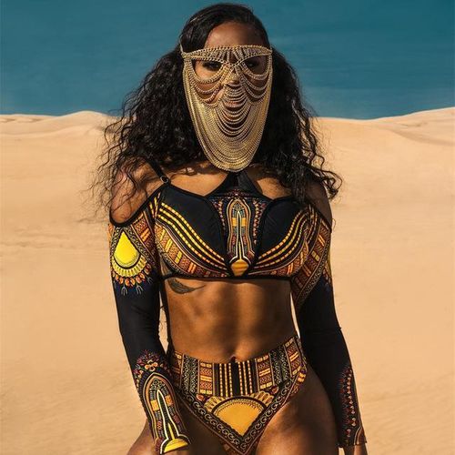 Generic 2021 Women Swimsuit African Dashiki Print One Piece Swimsuit Women High Leg Cut Swimwear Female Thong Brazilian Bathing Suit 02B Best Price Online Jumia Kenya