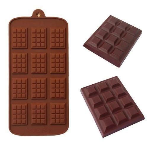 product_image_name-Generic-Silicone Chocolate Mold Candy Waffles Mould Shaper-4