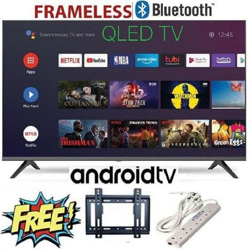 product_image_name-Vitron-HTC4300QFS 43 inch QLED TV Frameless Bluetooth Enabled Full HD Smart Android & Digital TV Television Inbuilt Decoder, Wi-Fi connectivity, Netflix Youtube App Store (1 Year Warranty)+ a Free Wall Mounting Bracket and Extension Cable-1