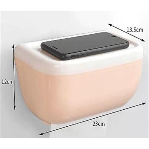 product_image_name-Generic-Waterproof Tissue Box Holder With Phone Holder Top-1