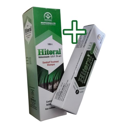 product_image_name-Hitoral-Dandruff Treatment Shampoo + Ketoconazole Cream    -1