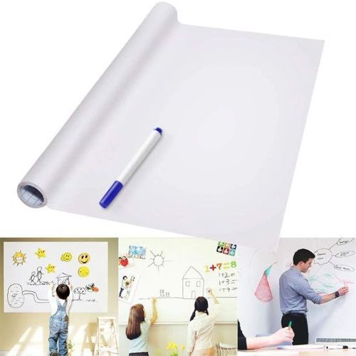 Generic Whiteboard Removable Erasable Wall Sticker Self-Adhesive @ Best  Price Online