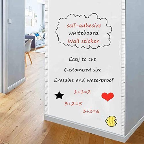 Generic Whiteboard Removable Erasable Wall Sticker Self-Adhesive @ Best  Price Online