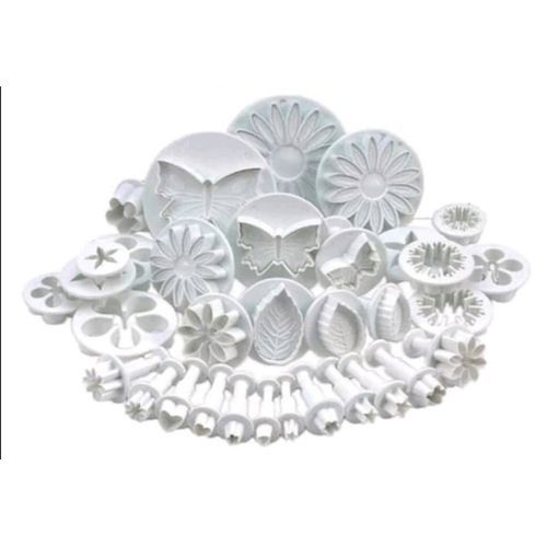 product_image_name-Generic-33pcs Cake Fondant Plunger Decorating Mold  Cutter Set-2