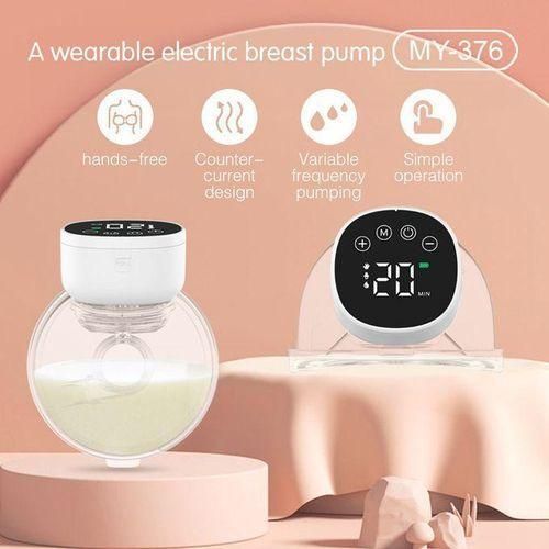product_image_name-Generic-Intelligent Automatic Portable Wireless Rechargeable Wearable Single Electric Breast Pump-1