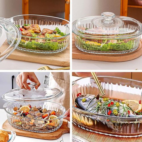 Glass casserole dish sale