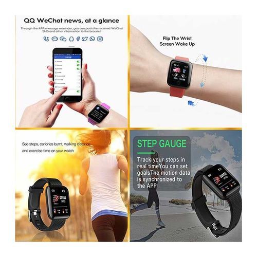 MorePro Fitness Tracker, Heart Rate Blood Pressure Monitor Smart Watch with  Step Calorie Counter, Pedometer Watch Activity Tracker with IP68 Waterproof  Running Watch Sleep Tracking for Men Women Black