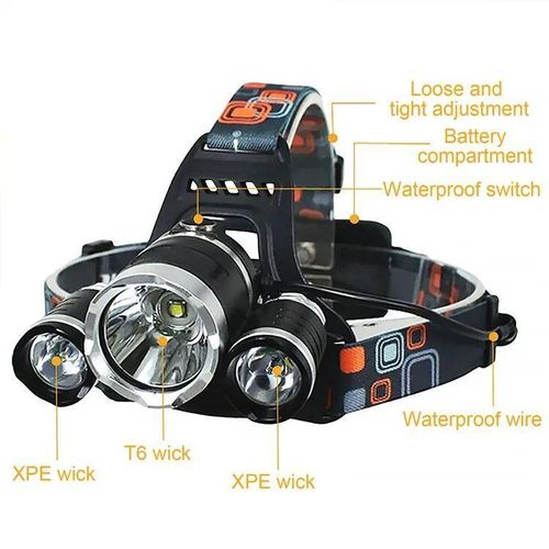 product_image_name-Generic-3xT6 LED Headlight Rechargeable with 4 Modes for Camping and Night Use-4