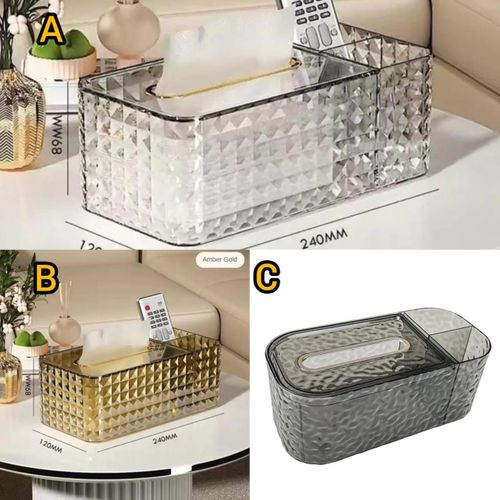 product_image_name-Generic-3 in 1 Acrylic Tissue & Serviette Holder Organizer-1