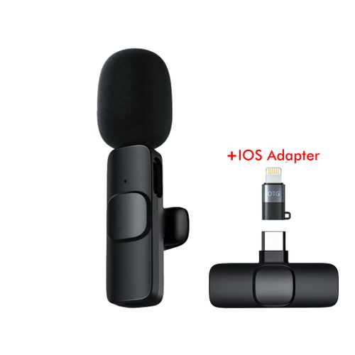 Generic K9 Wireless Lavalier Microphone Studio Gaming For IPhone