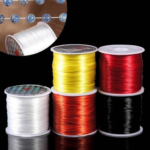 Generic 393inch/Roll Strong Elastic Crystal Beading Cord 1mm for