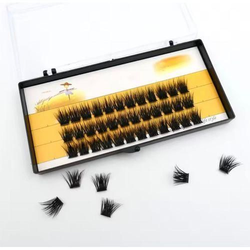 product_image_name-Generic-Cluster eye lashes with human hair feeling 4d-3