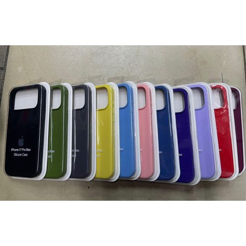 product_image_name-Generic-iPhone 17 Pro Max Quality Shockproof Original Silicone Cover Case, Durable Slim Deep Blue-1