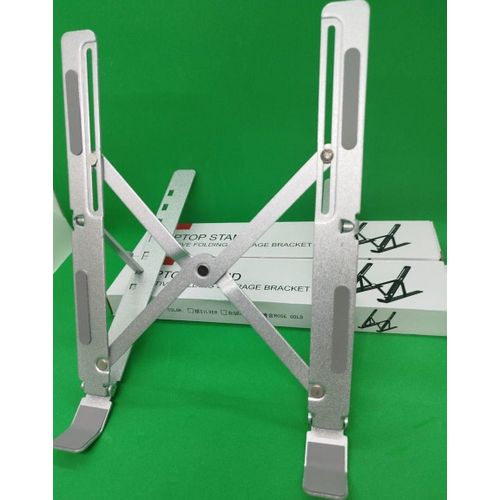 product_image_name-Generic-Ergonomic Laptop Stand Riser with Adjustable Height, Perfect for Desk or Bed Use-1