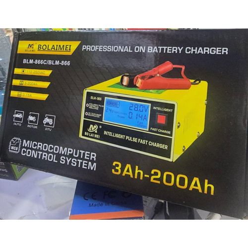 product_image_name-Generic-MCU Smart-Controlled Bolaimei BLM-866 Automatic Car Battery Charger With Reverse Connection and Overheat Protection-1