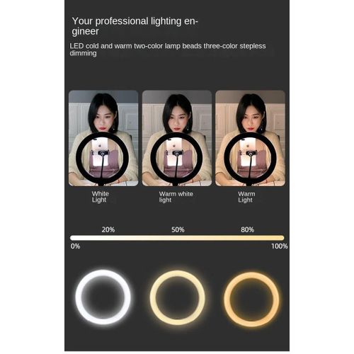 product_image_name-Generic-10 Inch LED Photography Ring Light – USB Powered Beauty Lamp for Streaming-2