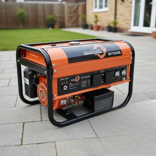 Premier 2.4kW Portable Petrol Generator Electric Start Reliable Backup Power