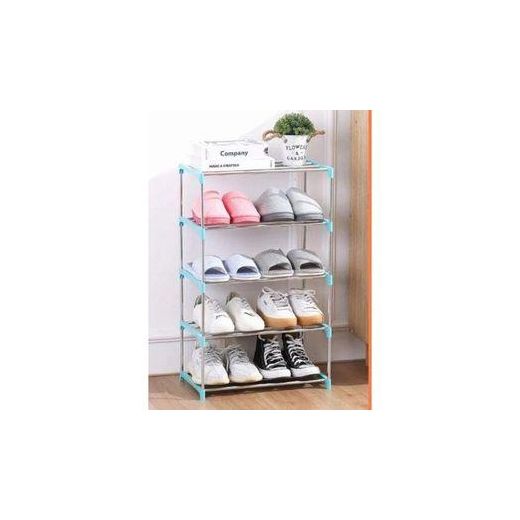 Nunix 5 Layer Shoe Rack Blue