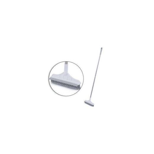 Generic  V Shaped Floor Cleaning Scrub Brush 2 In 1 Magic Broom Multifunctional Flexible and Squeegee - image 3
