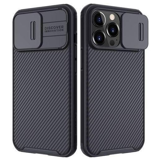 Generic iPhone 13 Pro Nilkin Protective Case With Camera Cover, Nillikin CamShield Pro Design With Slide Camera Lens Protection TPU Frame and PC Back Shockproof Cover for 6.1 Inch 2021 Model