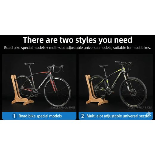 Generic Wooden Bike Parking Rack 520mm with 90kg Load Capacity - Accessories - image 2