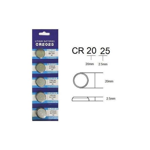 Generic Quality 5pcs CR2025 3V Battery Watch Remote Button Cell CR 2025 Batteries - image 2