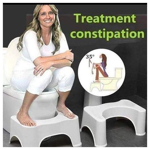 Generic Squatty Potty Simple Bathroom Toilet Stool, WHITE