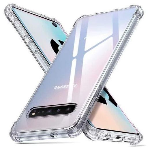 Generic Transparent Back Cover Clear Thin Case for Samsung Galaxy S10 5G-Clear case - image 2