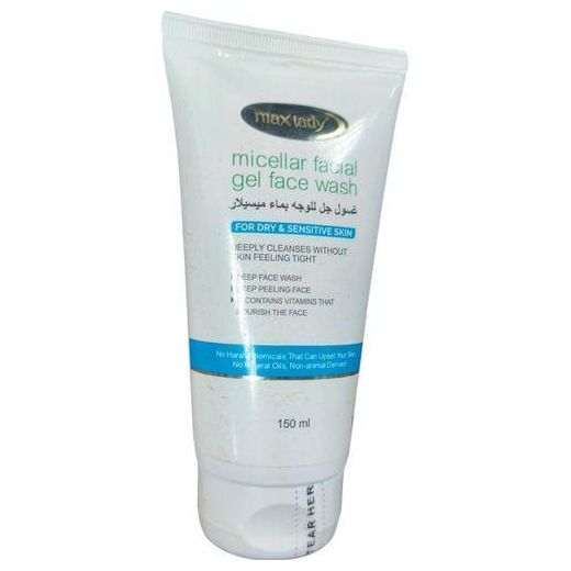 Beauty MAX LADY Micellar Facial Gel Face Wash For Dry & Sensitive Skin nk